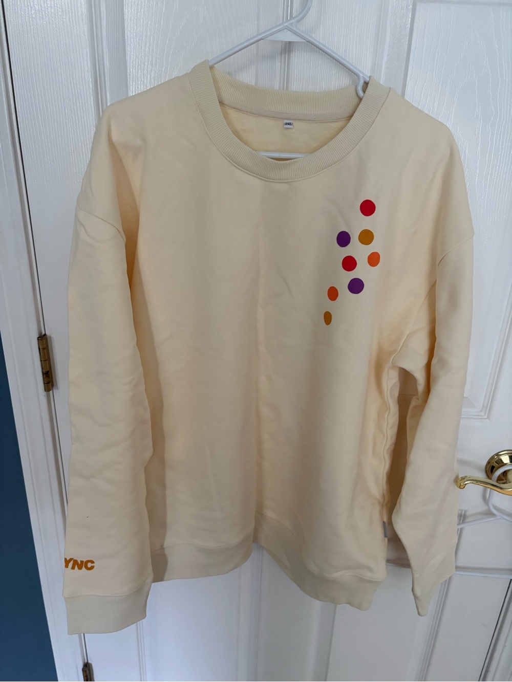 RARE New “Pop!” *Official *NSYNC Cream Crewneck Sweatshirt - 2XL